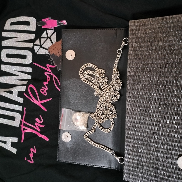 Pre-loved David Jeffery beaded and jeweled Shoulder/Clutch bag - Picture 4 of 7